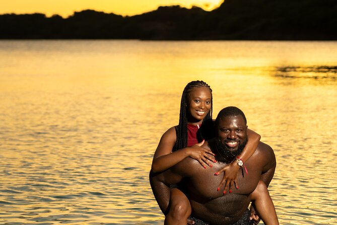 Antigua Photoshoots - Blue Hues and Golden Hours - Kerron’s approach to posing and communication