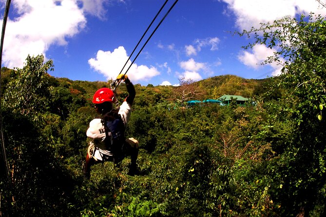 Antigua Zipline Canopy Adventure from St John’s - Snacks, photographs, and the climb out