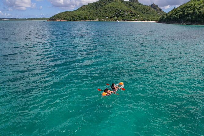 Crystal Clear Kayak Drone Photography Antigua - What the beach and water are really like