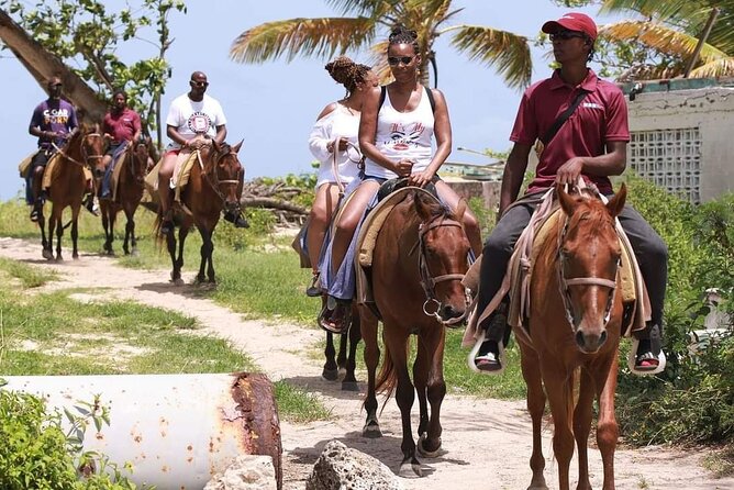 Horseback Riding at Hawksbill Beach in Five islands Antigua - Who should book this Antigua horseback ride?
