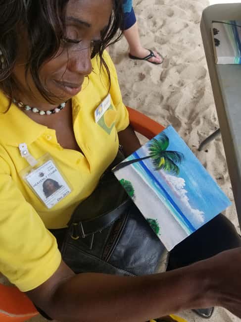 Sip & Paint with lunch on exciting Ffryes Tiki beach Bar - Key points to know before booking