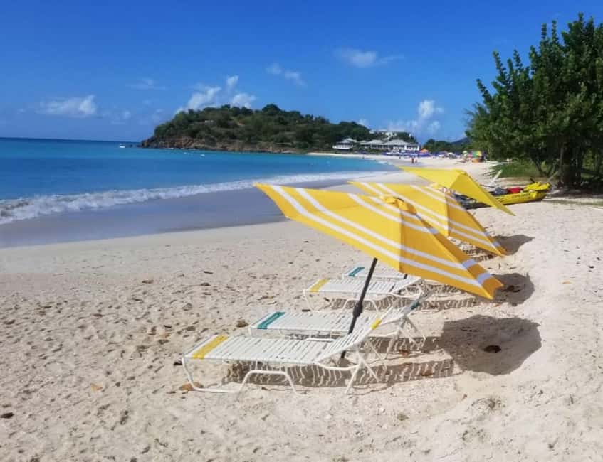 Sip & Paint with lunch on exciting Ffryes Tiki beach Bar - From Heritage Quay to Antigua’s west coast