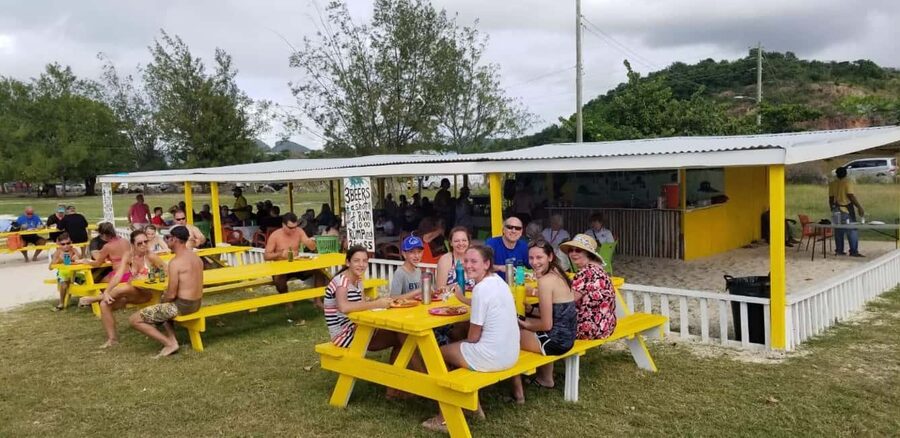 Sip & Paint with lunch on exciting Ffryes Tiki beach Bar - Music, poetry, and the people who shape the day