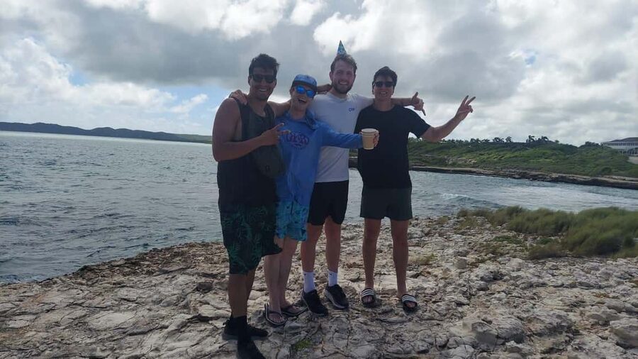 St. John's, Drink Till Your Drunk Rum drinking & Sightseeing - Long Bay Beach gives the tour breathing room